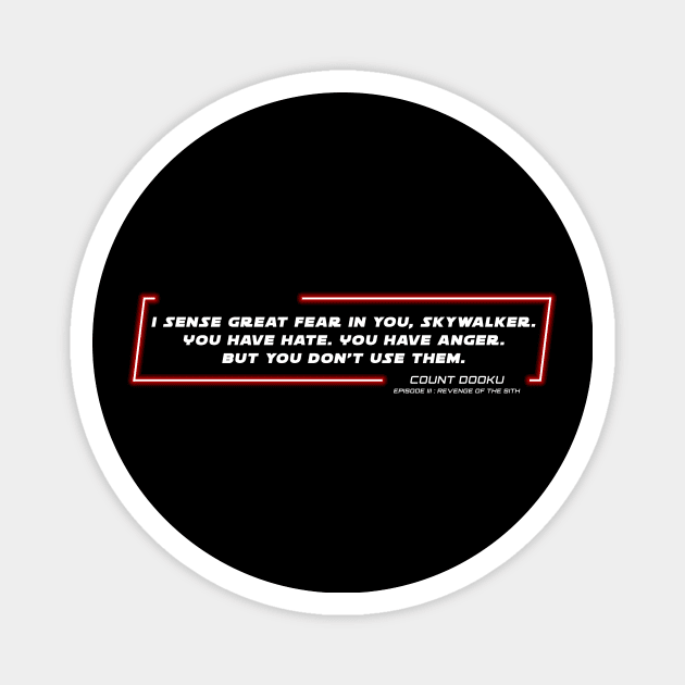 EP3 - CD - Fear - Quote Magnet by LordVader693